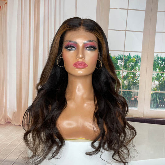 Professional Stylist Wig Nina A09 Colored Glueless Ready to Go Wig 5x5/13x4 HD Wig With Small Knots and Preplucked Hairline and Bleached Knots