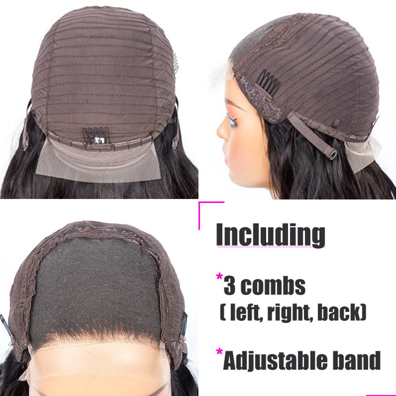 XBL Hair Lace Closure Wig 4x4/5x5/6x6 Loose Deep Bleached Knots HD Lace Human Hair Wigs Pre-plucked Wig