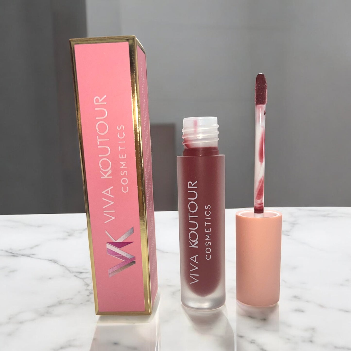 Supa Nova Smooth & Lightweight Lip Gloss, Deep Burgundy - Viva Koutour Cosmetics