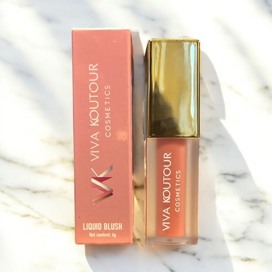 Barely There Glow Liquid Blush #4 - Viva Koutour Cosmetics