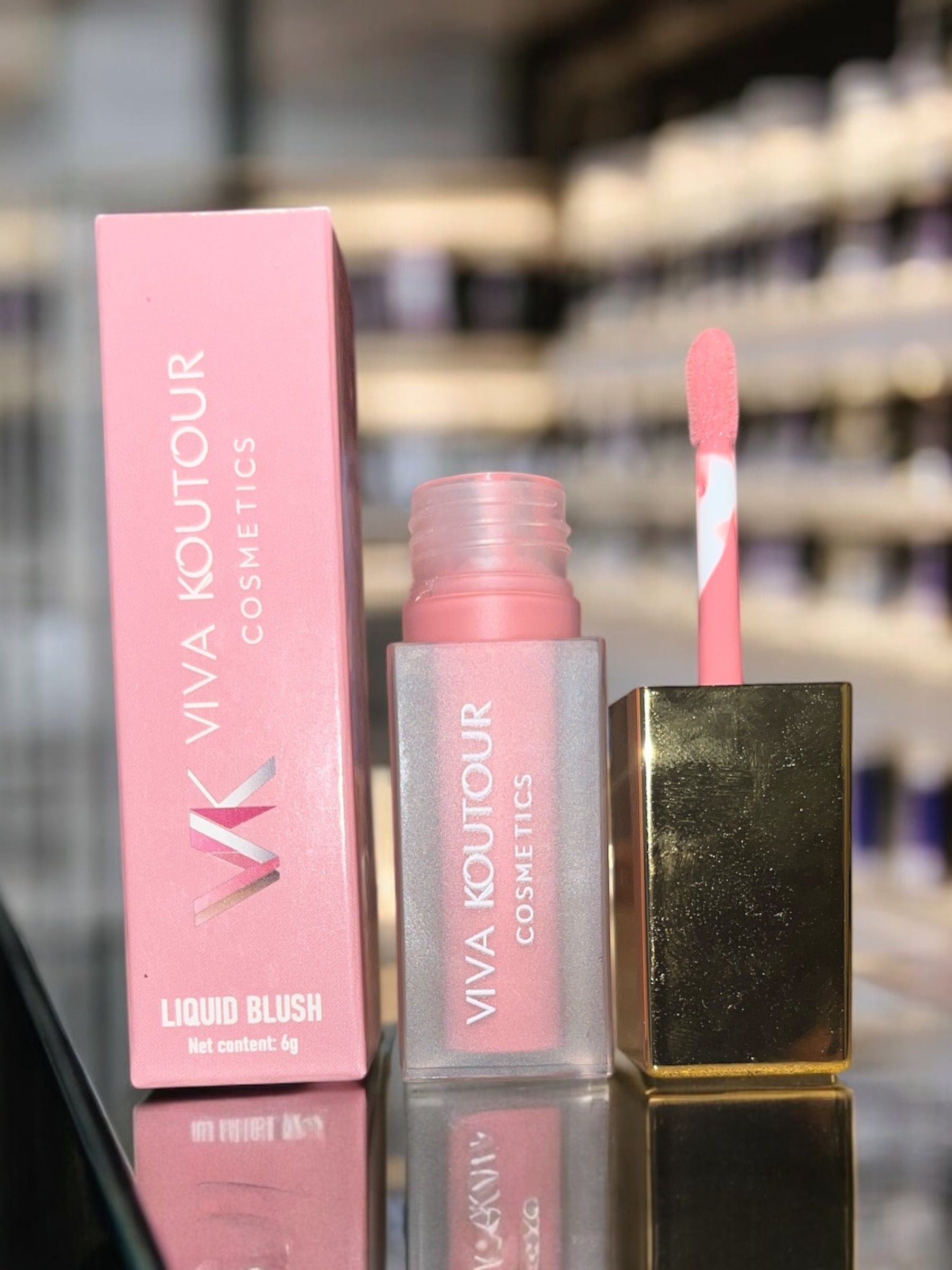 Barely There Glow Liquid Blush #4 - Viva Koutour Cosmetics