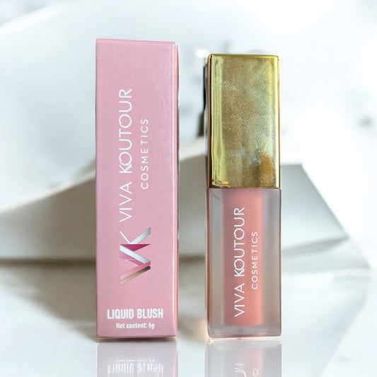 Lush Peach Liquid Blush by Viva Koutour Cosmetics – cruelty-free peachy-pink cheek colour, 6g
