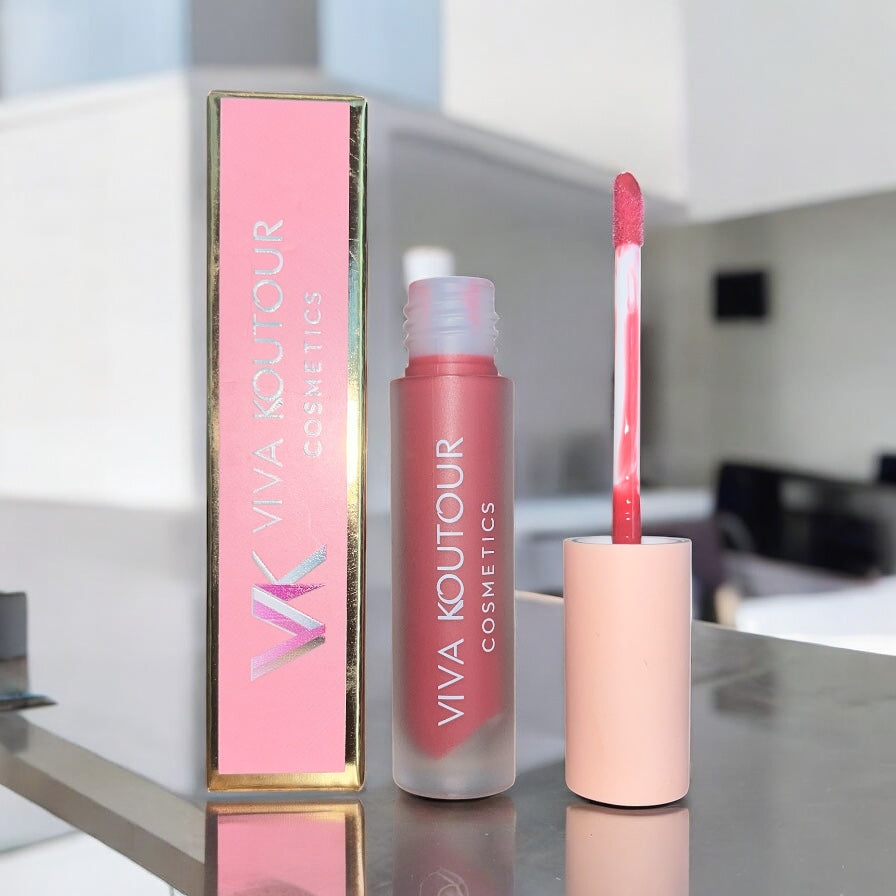 Into Deep Pinkish-Burgundy Lip Gloss - Viva Koutour Cosmetics