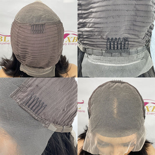 Peluca XBL Hair 13x4 recta BOB pelucas Fontal de encaje de cabello humano corto