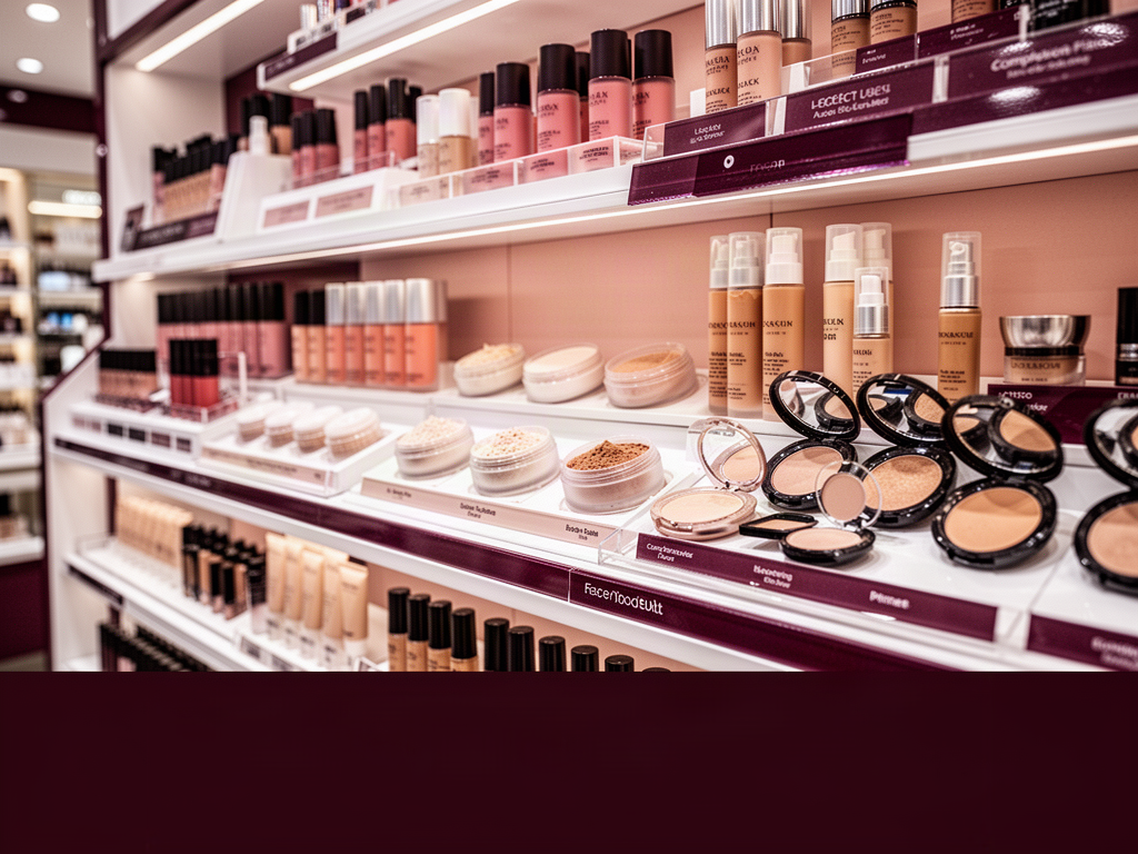 Face beauty shopping aisle