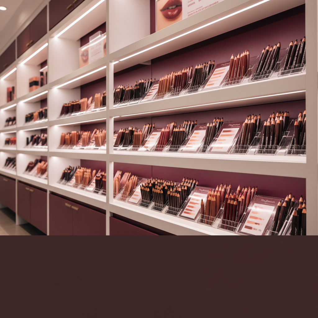 Lip Liners beauty shopping aisle