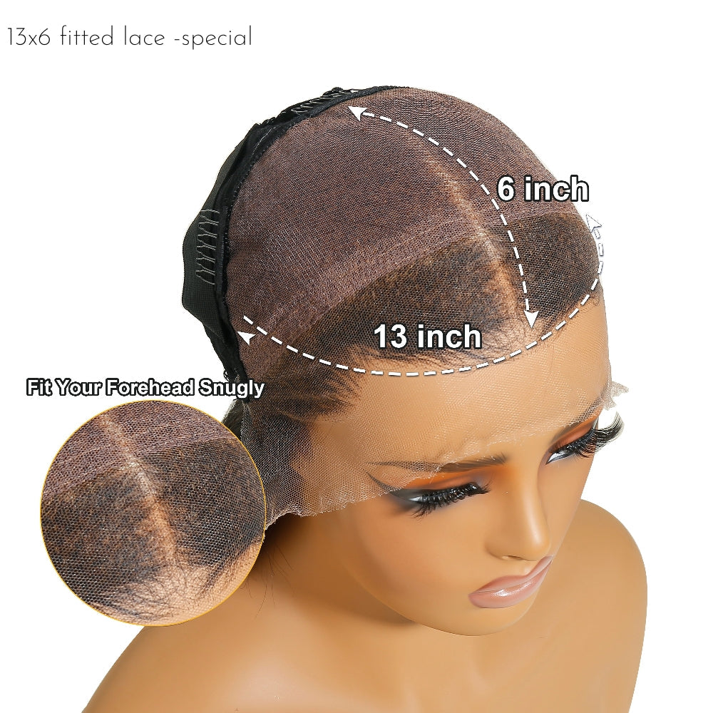 XBL Hair Body Wave Lace Frontal Wig 13x4/13x6 HD Full Frontal Bleached Knots Wig Pre-plucked 100% Human Hair Wig
