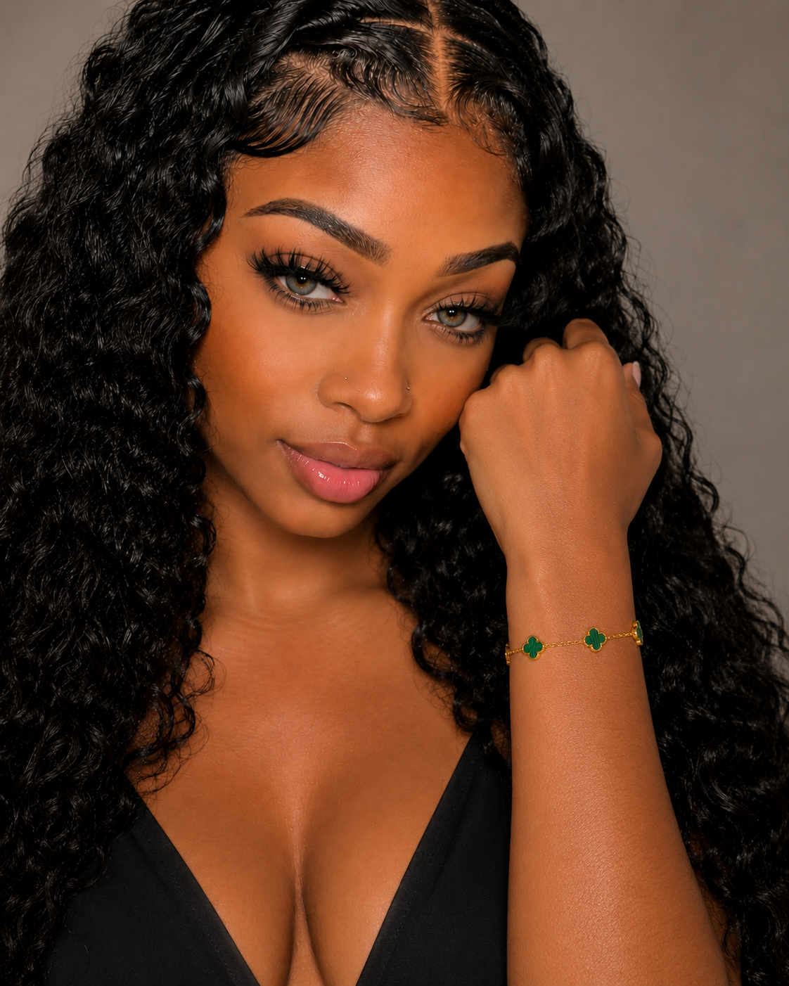 Emerald Bloom Bracelet