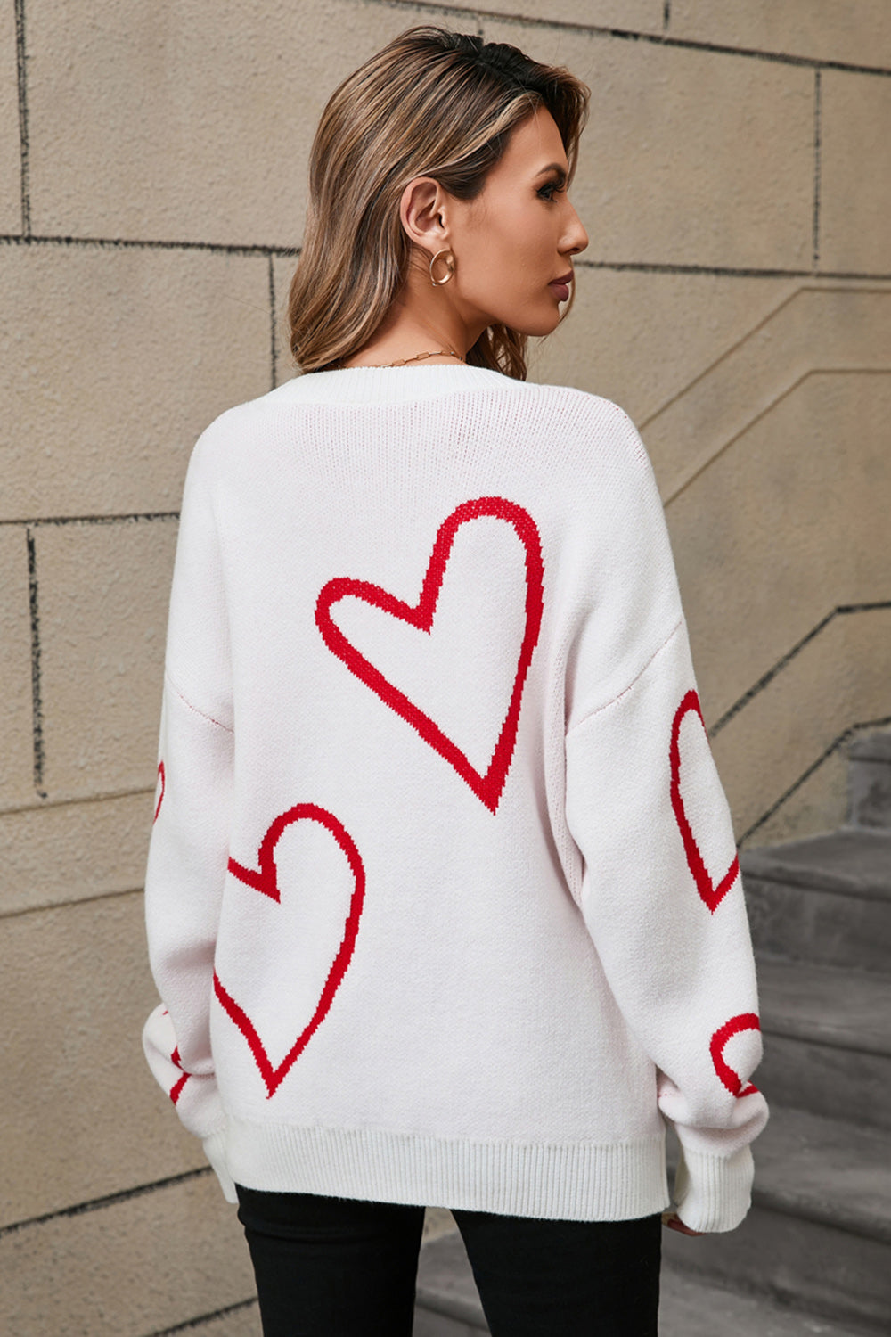 Angel Wings Heart Sweater