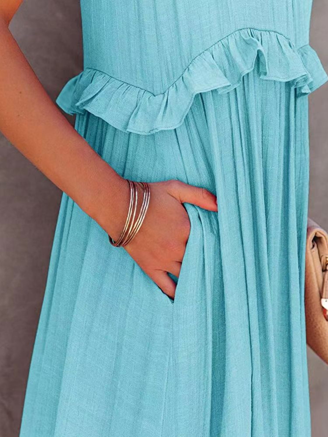 Ruffled Maxi Dress