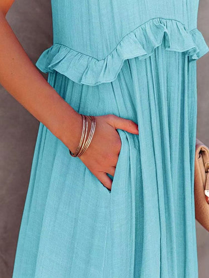 Ruffled Maxi Dress