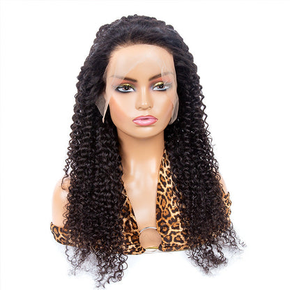 XBL Hair 13x4/13x6 HD Lace Front Curly Wig High Density Human Hair Frontal Wig Deep Curly Wig With Bleached Knots