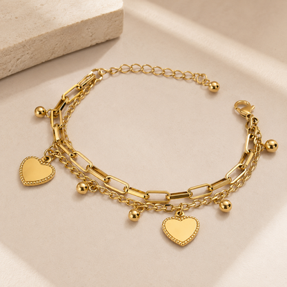 Heart Drop Bracelet