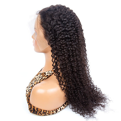 XBL Hair 13x4/13x6 HD Lace Front Curly Wig High Density Human Hair Frontal Wig Deep Curly Wig With Bleached Knots