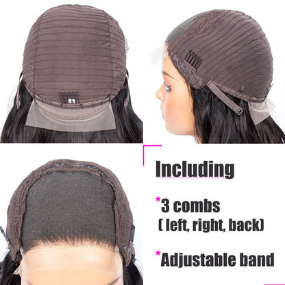 XBL Hair High Density 4x4/5x5/6x6 HD Lace Bleached Knots Closure Wig Body Wave 100% Virgin Human Hair