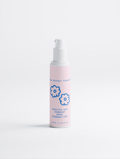 Sensitive Skin Overnight Cream, Fragrance-Free
