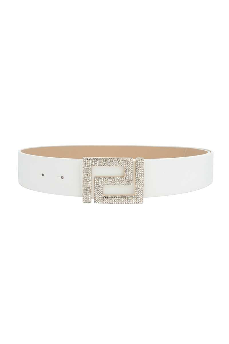 Rhinestone Pave Geo Shape Belt image 4