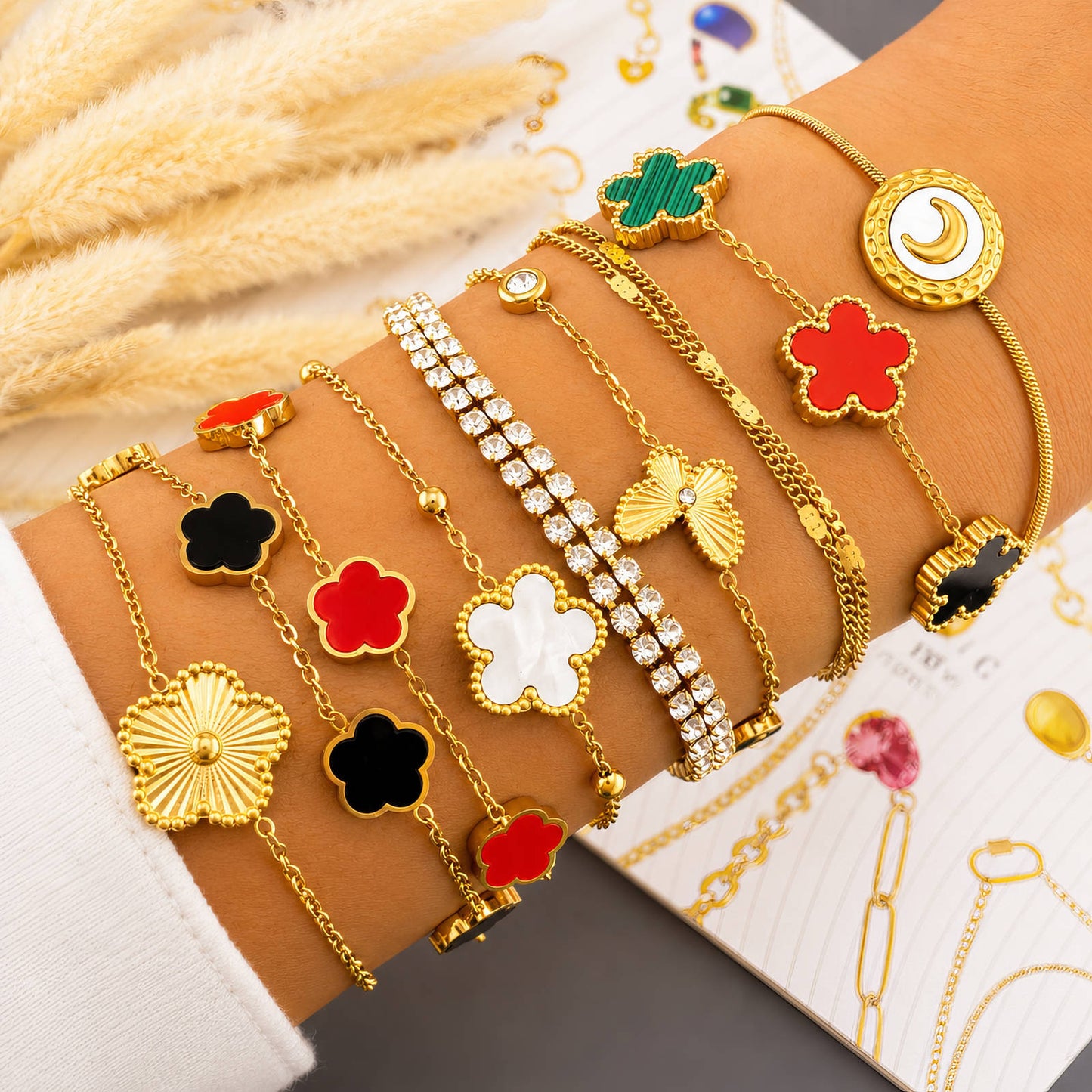 Golden Bloom Bracelet