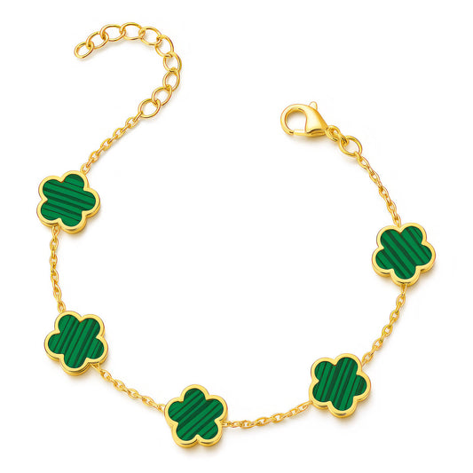 Emerald Bloom Bracelet