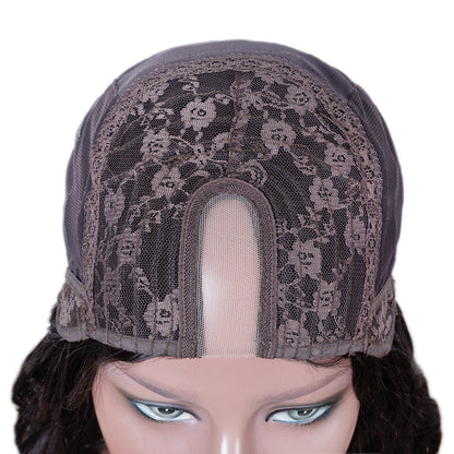 XBL Hair 250% High Density Glueless U Part Wig Body Wave Human Hair Wigs