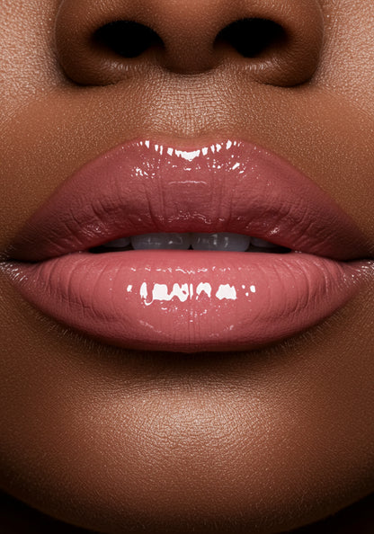 Strike Out Gloss Lip Gloss, Pinkish-Nude - Viva Koutour Cosmetics