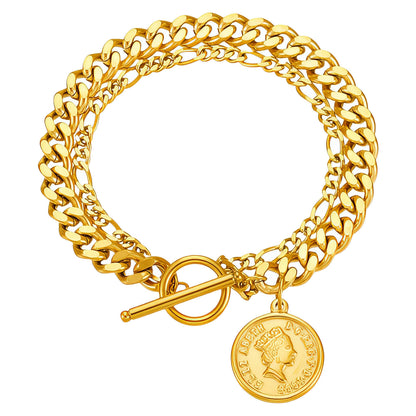 Royal Legacy Coin Bracelet