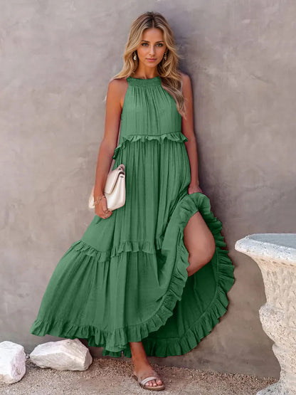 Ruffled Maxi Dress