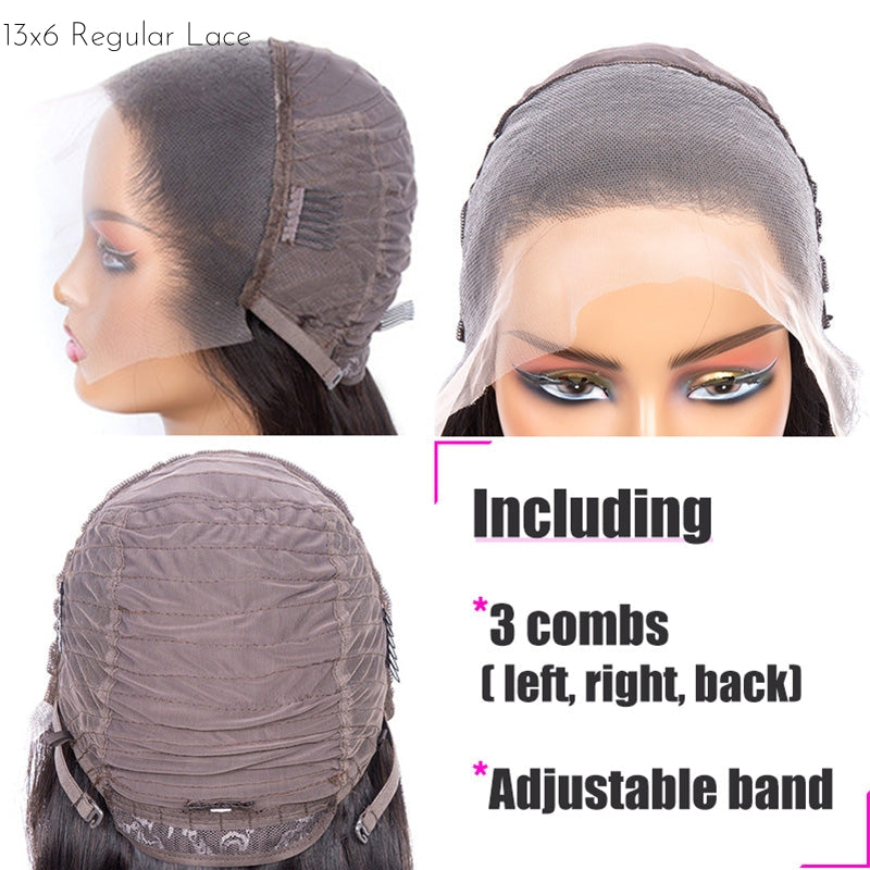 XBL Hair 13x4/13x6 HD Lace Front Curly Wig High Density Human Hair Frontal Wig Deep Curly Wig With Bleached Knots