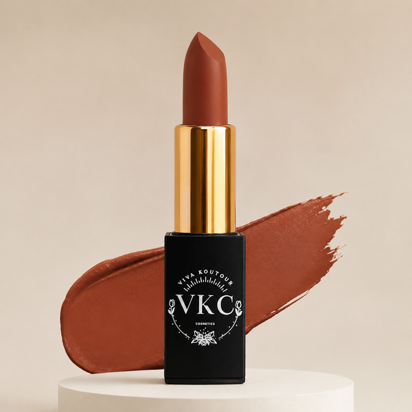 Pretty Papaya Cream Lipstick – Hydrating Nude Brown