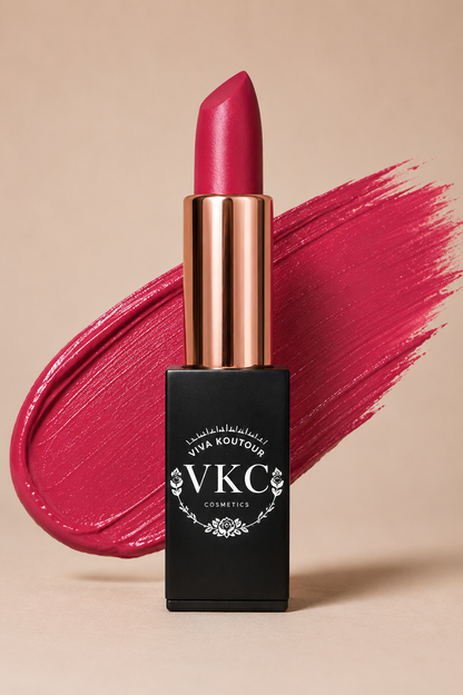 Diva Cream Deep Pink Vegan Lipstick – Creamy, Paraben-Free & Cruelty-Free | 5g