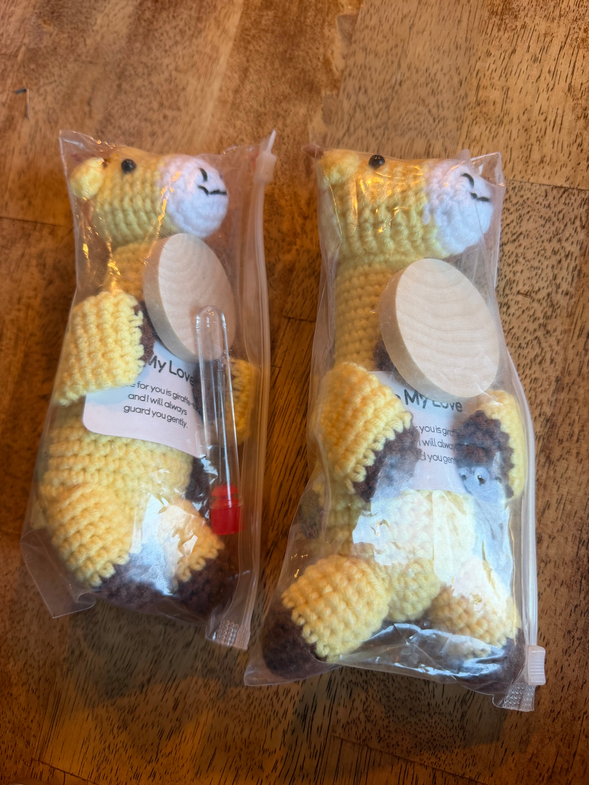Adorable Giraffe Pin Cushion – Crochet Sewing Needle Holder & Keepsake Gift