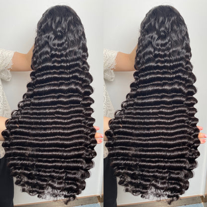 Bleached Knots 13x4 HD Full Frontal Wig Pineapple Wave with Preplucked Hairline