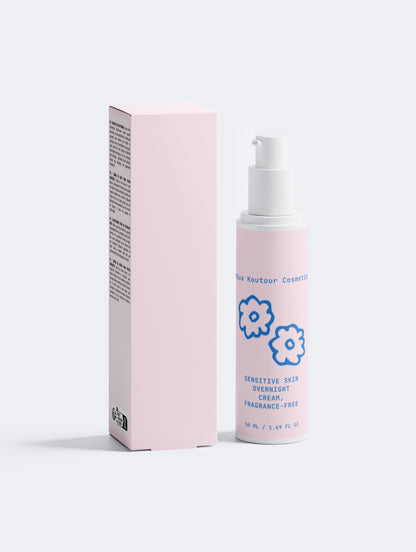Sensitive Skin Overnight Cream, Fragrance-Free