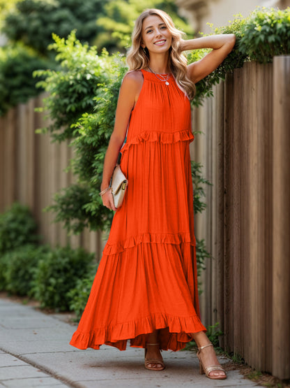 Ruffled Maxi Dress