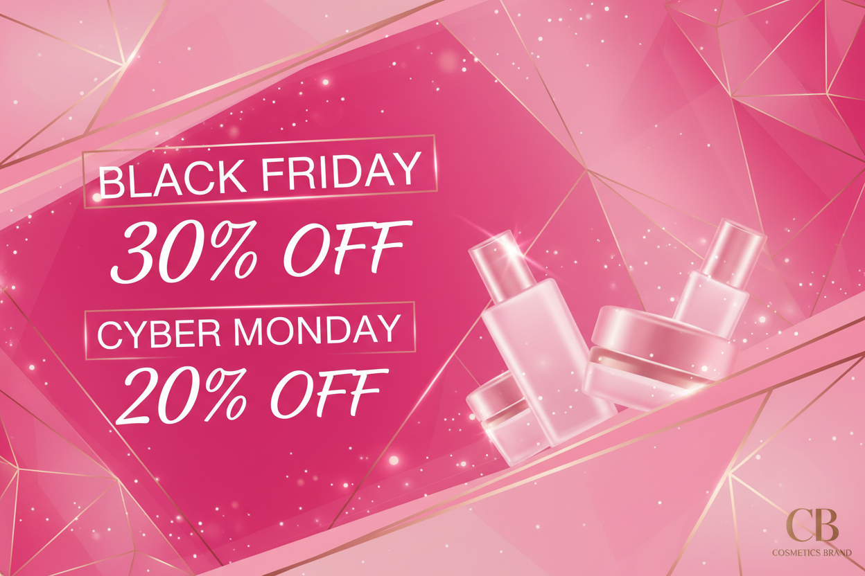 Black Friday 30% OFF and Cyber Monday 20% OFF, make it pink themed