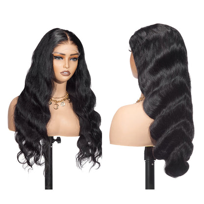 XBL Hair High Density 4x4/5x5/6x6 HD Lace Bleached Knots Closure Wig Body Wave 100% Virgin Human Hair