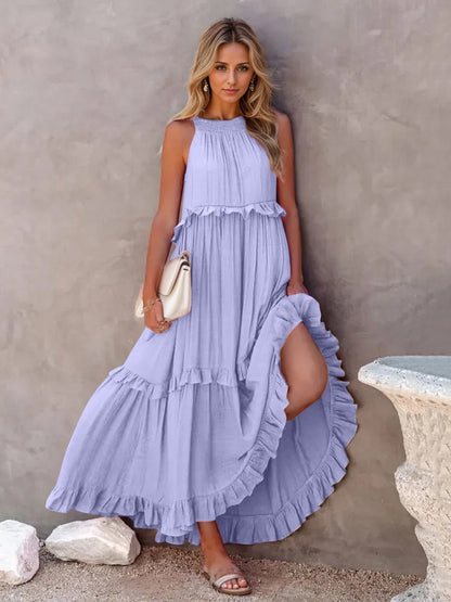 Ruffled Maxi Dress