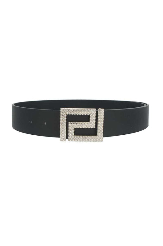 Rhinestone Pave Geo Shape Belt image 0