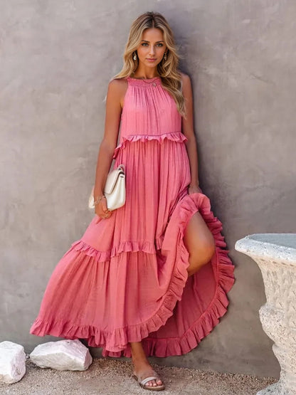 Ruffled Maxi Dress