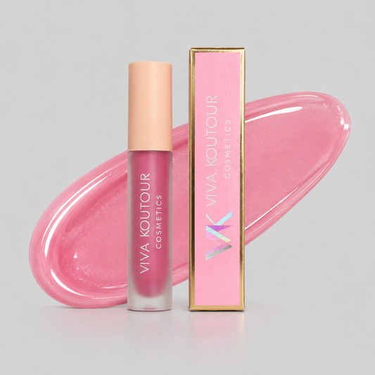 Brillo de labios Girly Face Glossy, rosa