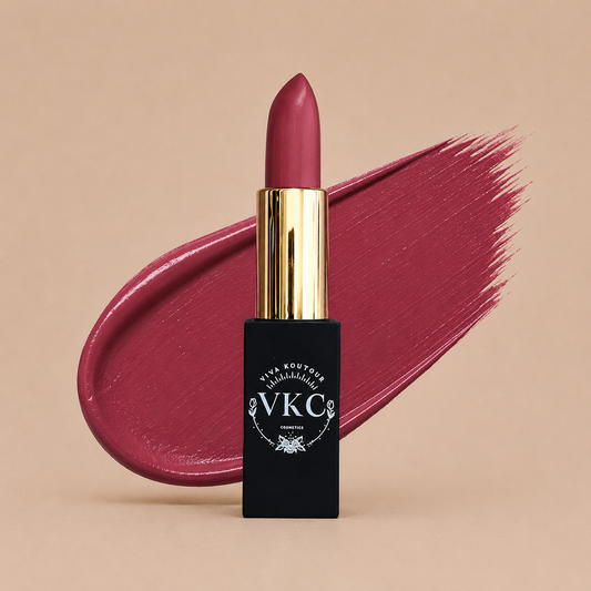 Lápiz labial de lujo Good Girl Cream, vegano y sin crueldad animal, con extracto de hoja de aloe, color burdeos