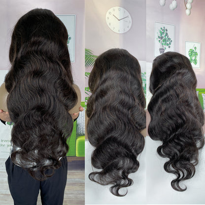 Real Bleached Knots Wear Go Body Wave Wig Glueless Wig Pre-plucked 13x4 HD Lace Front Wig