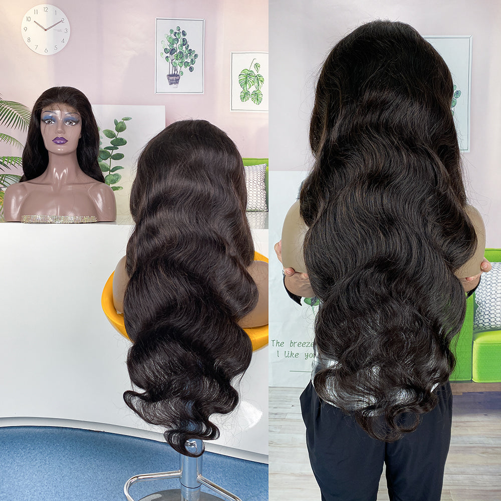 Real Bleached Knots Wear Go Body Wave Wig Glueless Wig Pre-plucked 13x4 HD Lace Front Wig