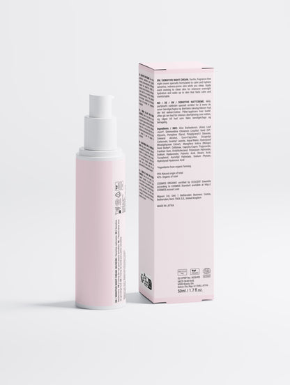 Sensitive Skin Overnight Cream, Fragrance-Free
